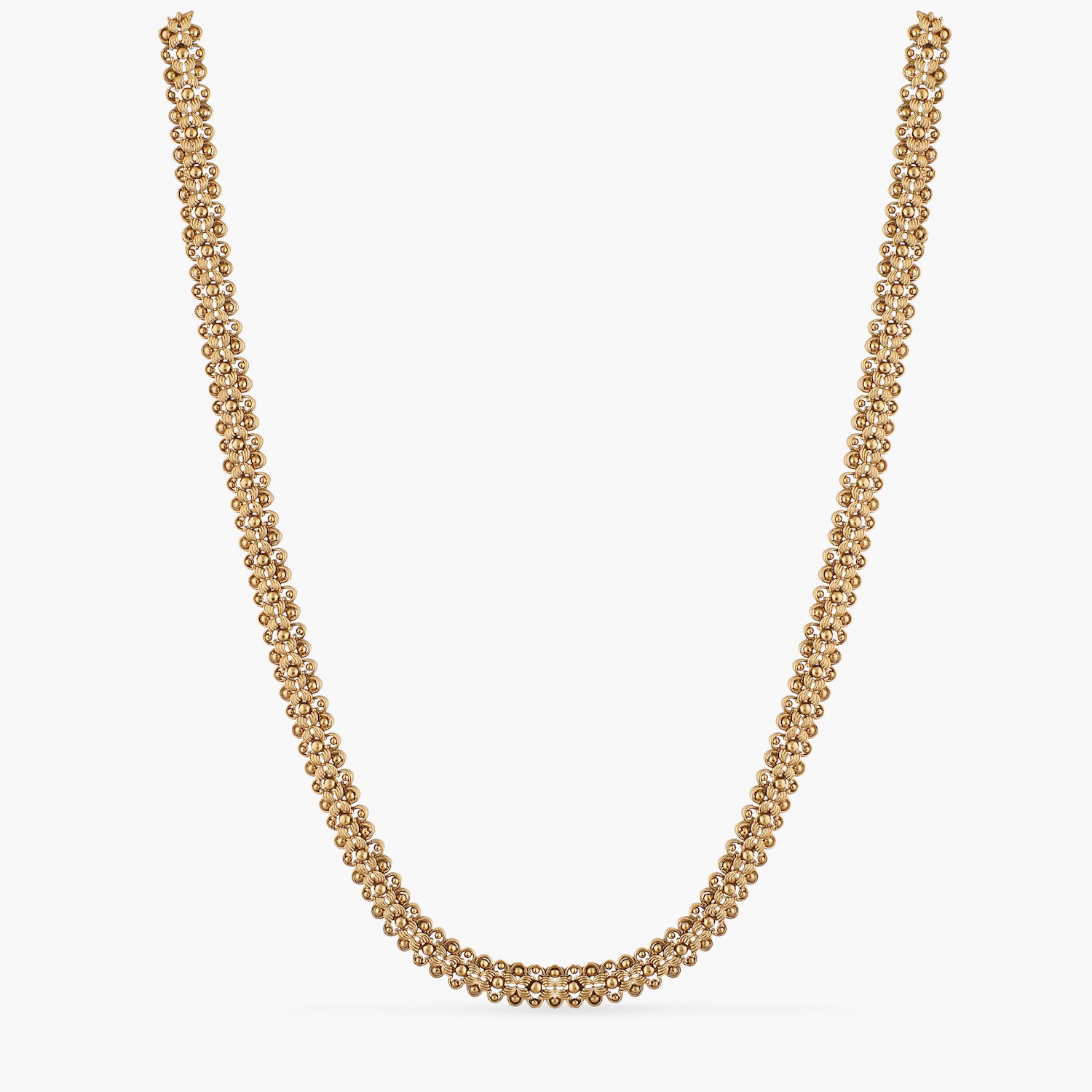 Hermes Gold Plated Tribal Long Necklace Hermes Gold Plated Tribal Long Necklace