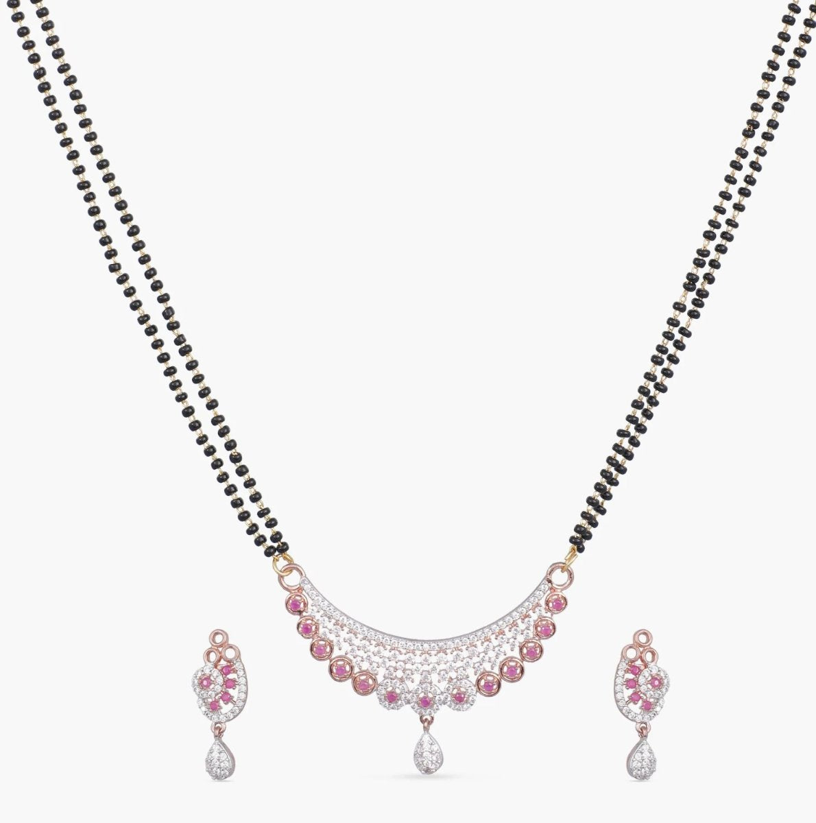Kalya Nakshatra CZ Mangalsutra Necklace Set
