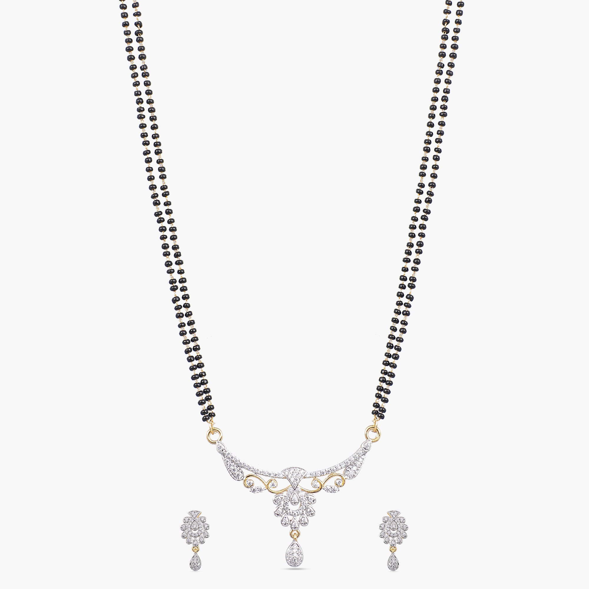 Risva Nakshatra CZ Mangalsutra Necklace Set