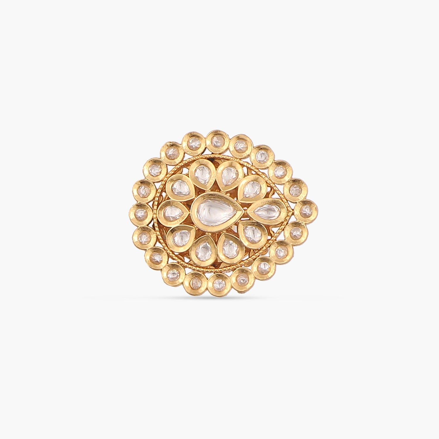 Veena Kundan Ring
