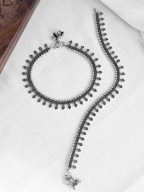 Voylla Silver-Plated Anklet