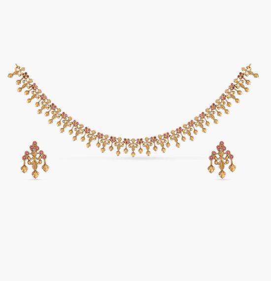 Alala Gold Plated Tribal Necklace Set
