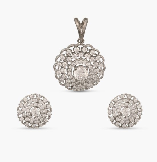 Amelia Nakshatra CZ Pendant Set