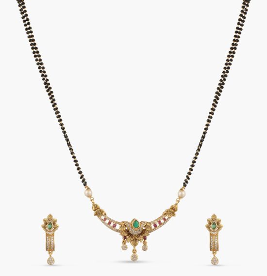 Floral Classic Antique Mangalsutra Set
