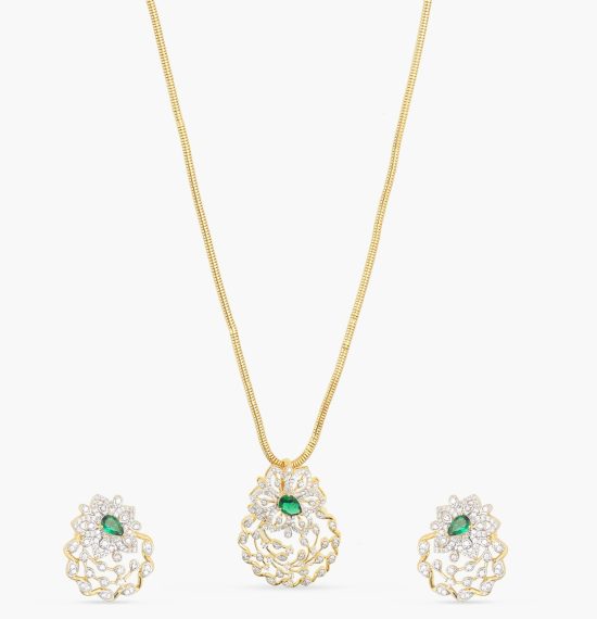 Florena Nakshatra CZ Pendant Set