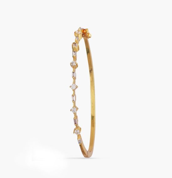 Glittering Simple Baguette CZ Bracelet