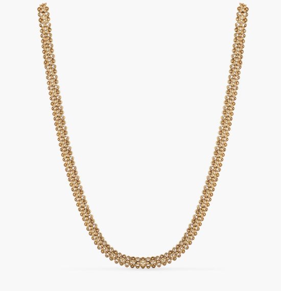 Hermes Gold Plated Tribal Long Necklace