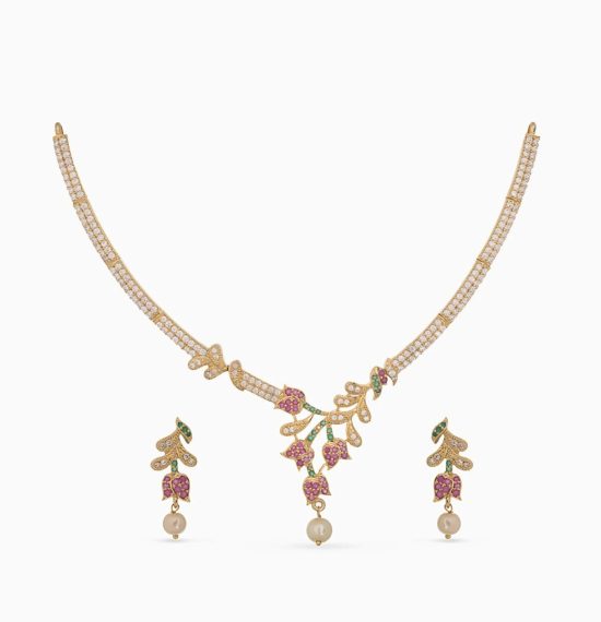 Jivisha Nakshatra CZ Necklace Set