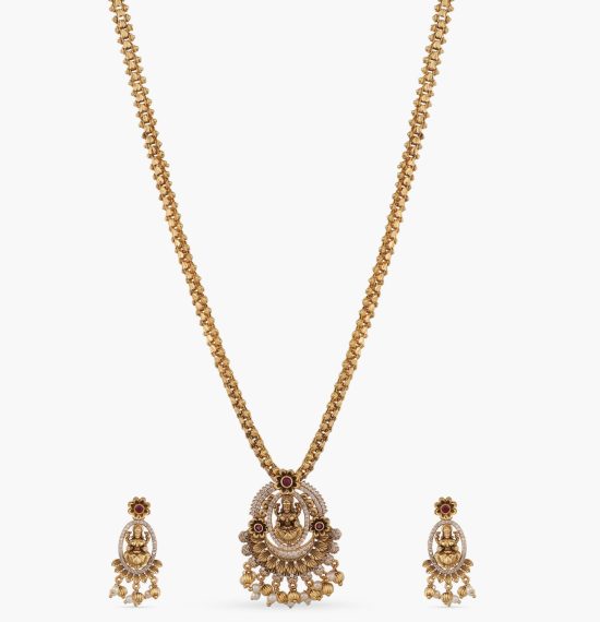Kaveri Antique Pendant Set