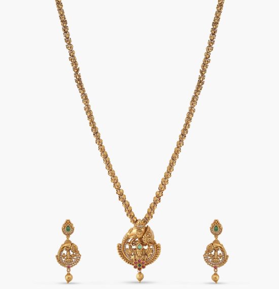Kriti Antique Pendant Set