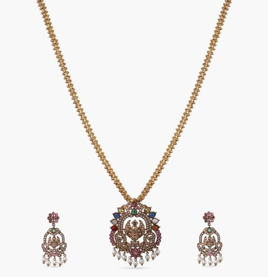 Lipsa Nakshatra CZ Pendant Set