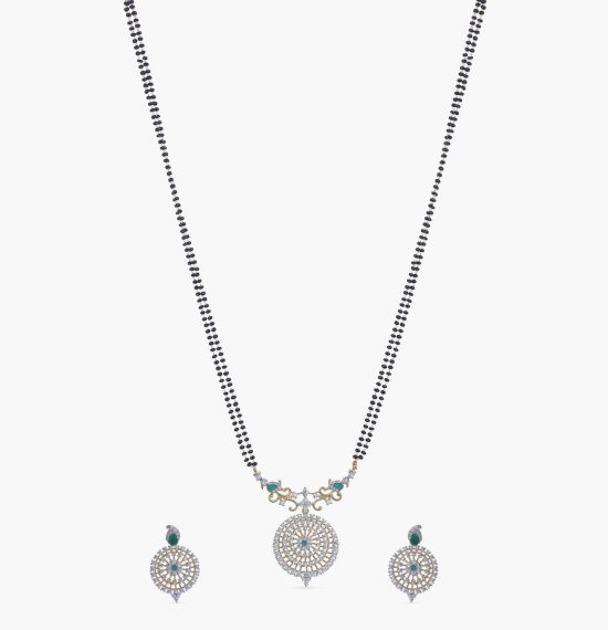 Manuja Nakshatra CZ Mangalsutra Set