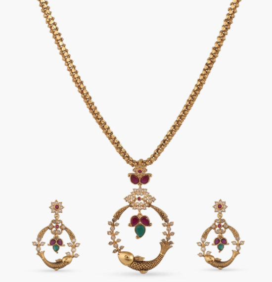 Mastya Antique Pendant Set