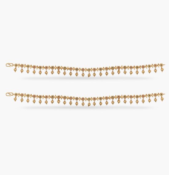 Meghna Antique Anklets