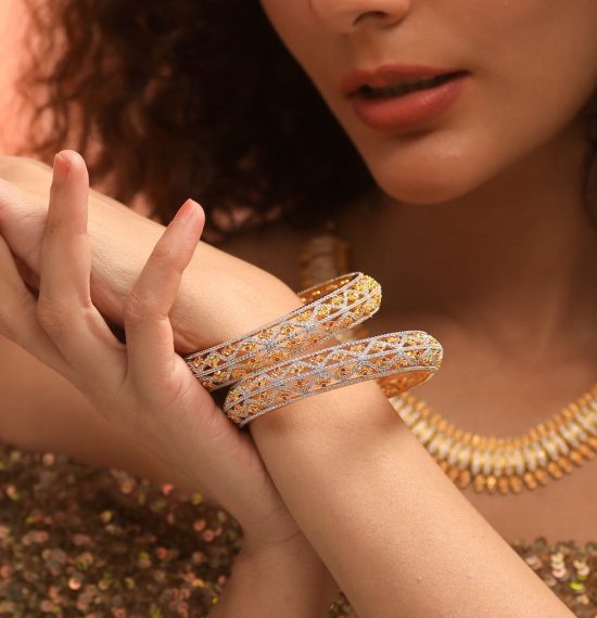 Milena Nakshatra CZ Bangles