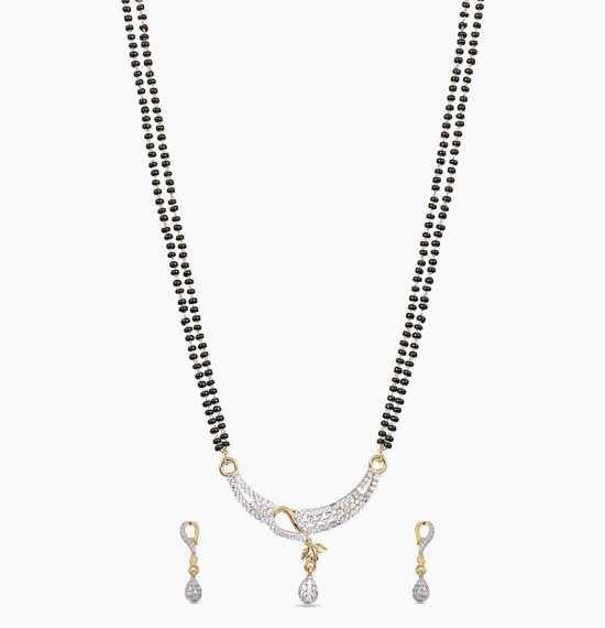 Priyam Nakshatra CZ Mangalsutra Necklace Set