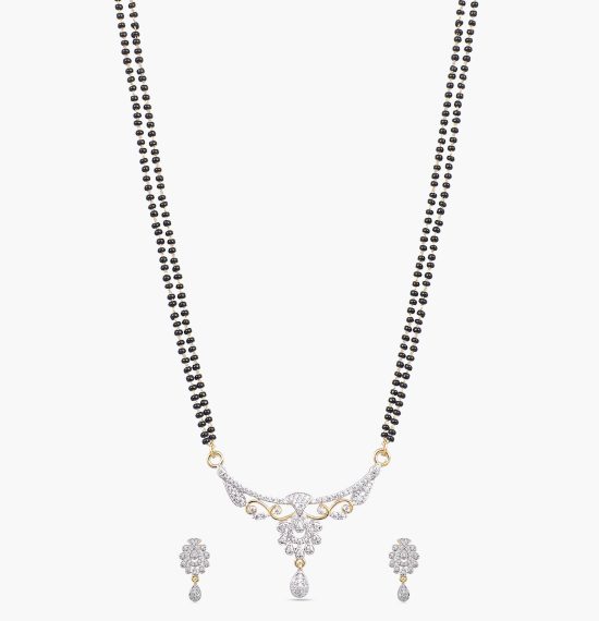 Risva Nakshatra CZ Mangalsutra Necklace Set