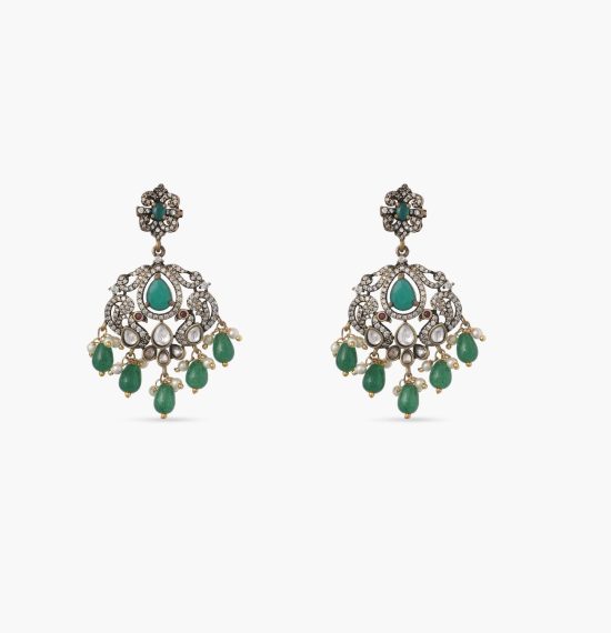 Ruchira Nakshatra CZ Drop Earrings