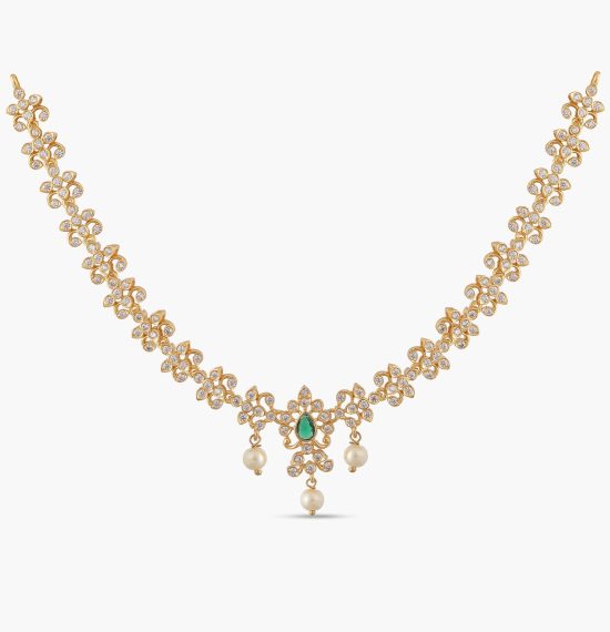 Serene Nakshatra CZ Necklace