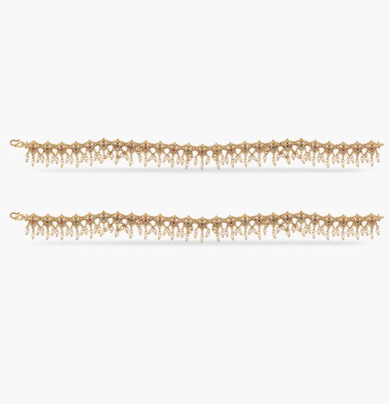Shravya Antique Anklets