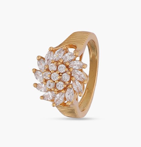 Siraj Floral CZ Ring